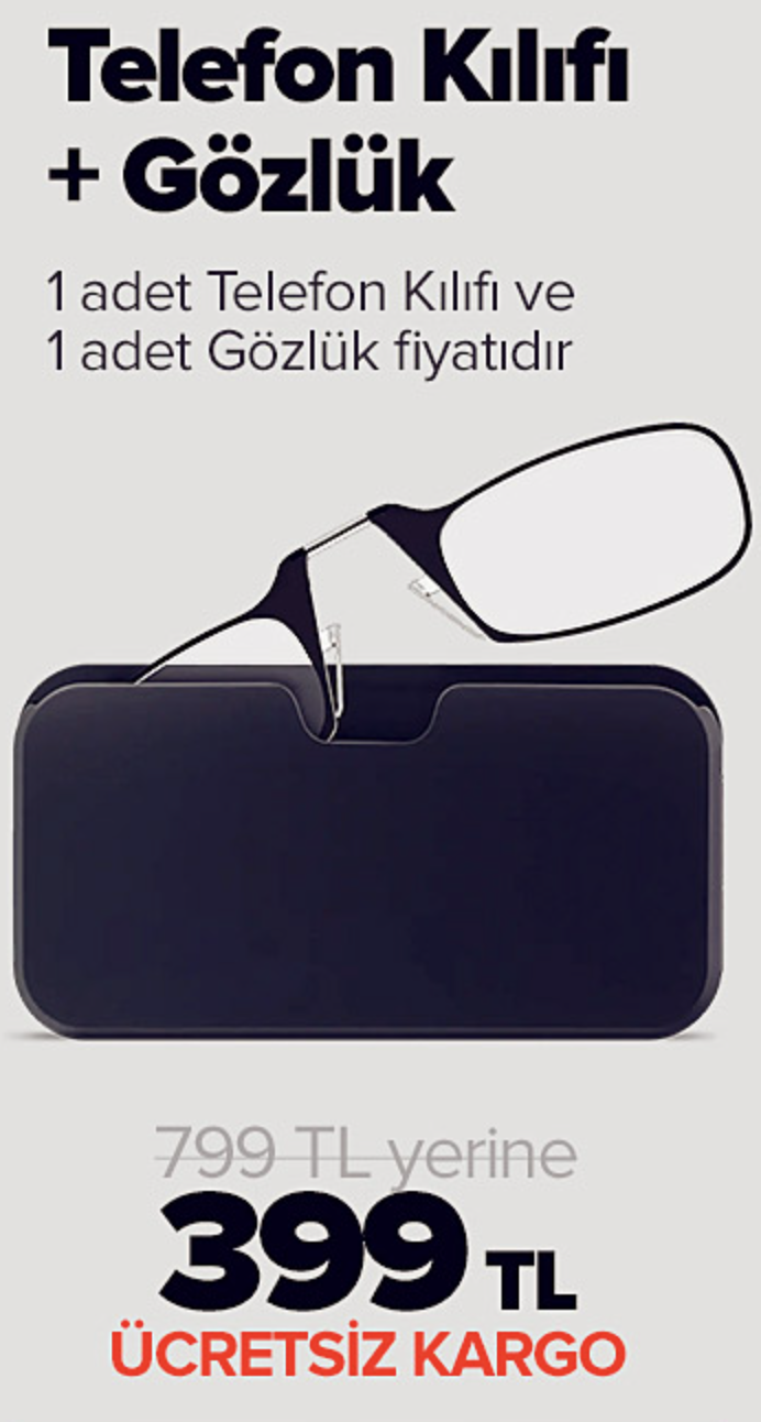 Telefon Kılıfı + Gözlük